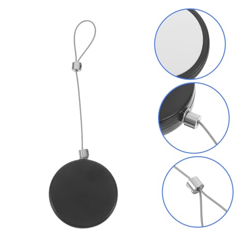 2pcs Retractable Anti-Theft Cable Lock Security Rope Portable Locking Cable for Remote Control Steel Tether Attachment for TV and Laptop