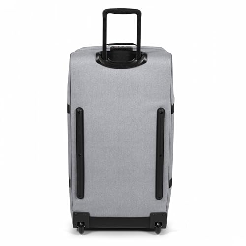 Eastpak Tranverz L – 121L Large Wheeled Luggage with Dual Compartments, TSA Lock, Compression Straps & Smooth-Wheeling System, Sunday Grey - color: Sunday Grey, size: 121 Liter Checked Bag