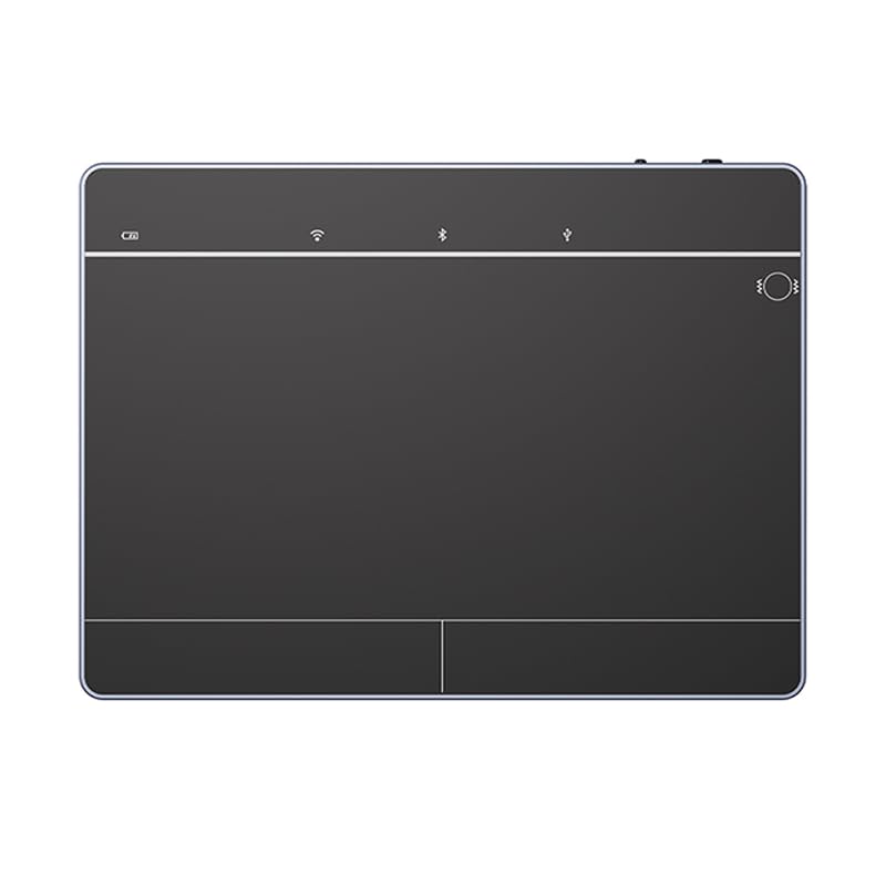 JOMAA Wired&2.4GWireless&Bluetooth Trackpad for Windows 10/11,Rechargeable Touchpad Mouse with Multi-Gesture Support for PC Laptop Computer (Black) - color: Black