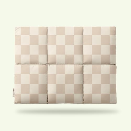 Vandel Puffy Laptop Sleeve 13 inch - 14 inch Waterproof Laptop Sleeve Case | Compatible with 13 inch MacBook Air/Pro 13 / MacBook Pro 14, iPad Pro 12.9, 13.3 in HP Dell, Air Case, Computer Bag Cover - color: u. Grid Neutral Checker