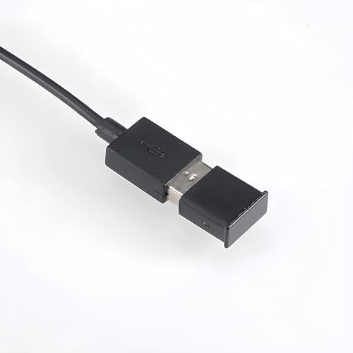 5Pcs Black PE USB 2.0 Port Anti-Dust Stopper Cap Cover for USB Male, Charging Cable, Data Cable - size: USB 2.0