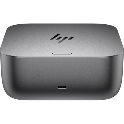 HP Thunderbolt 4 100W G6 Dock (9X472UT#ABA) + ZoomSpeed 6-ft DisplayPort Cable + ZoomSpeed 6-ft HDMI Cable + ZoomSpeed 6-ft Ethernet Cable + AOM Microfiber Cleaning Cloth