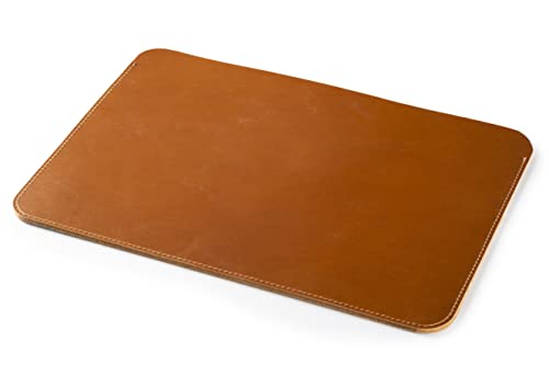 Leather Laptop Sleeve, Handmade Slim Case for MacBook Air 13" (M2) 2024, (M3) 2024 & 15 inch (M3) 2041 - color: Light Tobacco, size: 13"