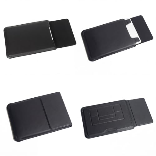 16 Inch Multifunctional Laptop Sleeve Case with Stand Soft Slim Cover for MacBook Pro/Air/ThinkPad X1/Dell XPS/Lenovo Yoga/HP Pavilion/ASUS Zenbook/LG gram/Chromebook 15" 15.3" 15.6" - color: Textured Black, size: 15-16 Inch