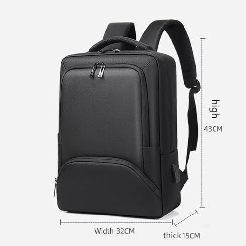 Business Smart Travel Backpack, Lightweight Waterproof Laptop Backpack | Large Durable Commuting Casual Daypack with USB Charging Port, for Men Women Work Travel College - color: Blue
