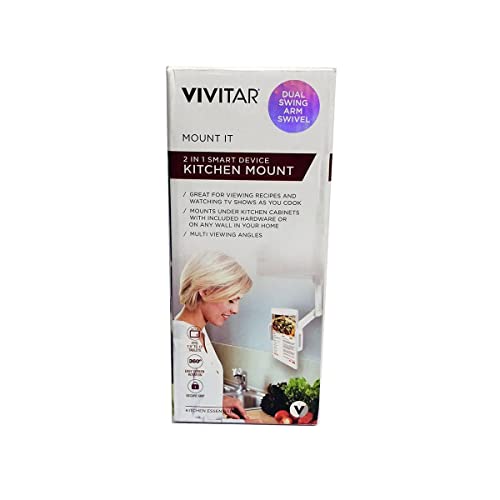 Vivitar Mount It - 2-in-1 Kitchen Mount for Tablets and Smartphones