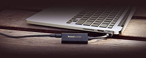 Creative Lab Creative Labs Sound Blaster Play! 3 SB1730 External USB Audio Adapter for Windows and Mac (Renewed)