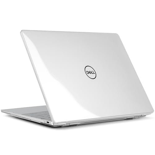 Crystal Clear Case for Dell XPS 13 Copilot+ PC 13.4" Display 2024 – Slim Lightweight Transparent Laptop Shell with Scratch-Resistant Protection, Ventilation Design, Clear - color: Clear