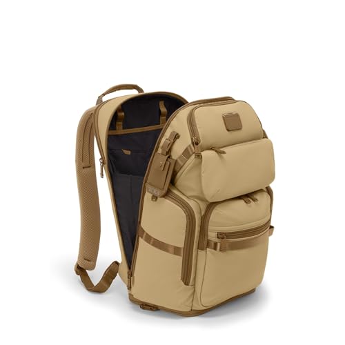 TUMI - Alpha Bravo Nomadic Backpack - Men's Durable Carry On Bag - 18.8" X 15.0" X 9.0" - Fits up to 15" Laptop - Khaki - color: Khaki