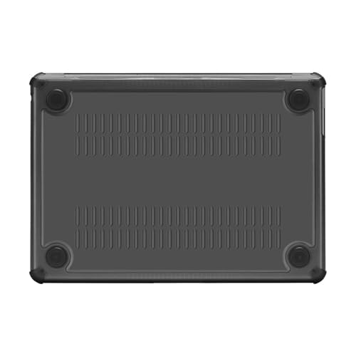 MOSISO Compatible with MacBook Air 15 inch Case M5 2026 M4 M3 M2 2025-2023 | A3448 A3241 A3114 A2941,Anti-Cracking,Heavy Duty Shock-Absorbing Hard Shell Case with TPU Bumper&Keyboard Cover, Black - color: Black