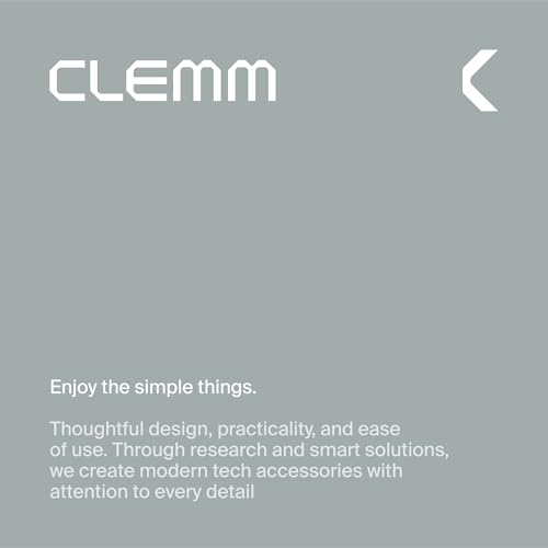 Clemm USB C to USB C Cable 100W 6.5ft, USB 3.2 Fast Charging Nylon Braided, Data Transfer & Video Output, Compatible with iPhone 17/16/15, Samsung Galaxy S25/S24, iPad Pro, MacBook Pro, Light Gray - color: Light Gray, size: 6.5ft, style: USB-C to USB-C
