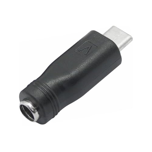 DC Barrel Jack to USB-C Adapter (5-Pack), 2.1 x 5.5mm Female to USB Type-C Male Power Converter for Supplying USB-C Devices from DC Source, for DIY, Arduino, Raspberry Pii - style: DC to USB C