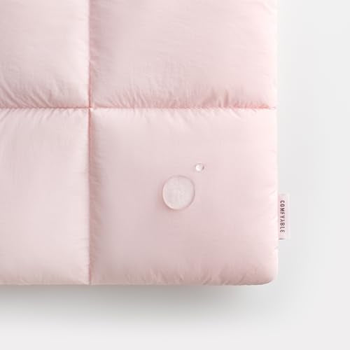 Comfyable Puffy Laptop Sleeve 13 Inch 14 Inch, Quilted Puffer Laptop Carrying Case, Pillow Case Compatible with MacBook Air M4 2025 M3 M2 M1, MacBook Pro M5 M4 Pro/Max, Light Pink - color: Light Pink, size: For 13"-14" Mac Air / Mac Pro
