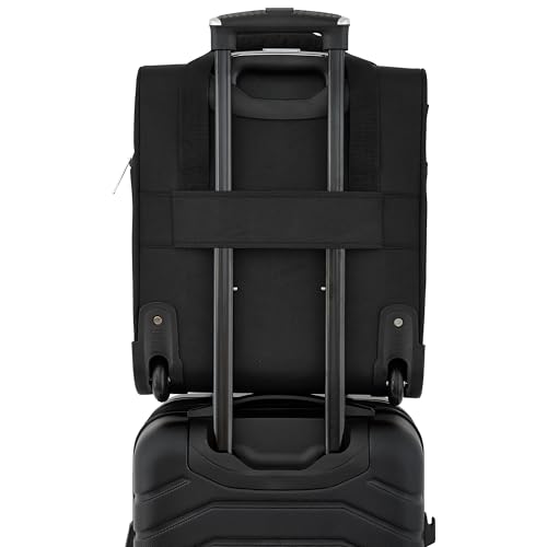 French Connection 16" Underseat Carry-On Luggage with USB/USB-C Ports, Black - color: Black