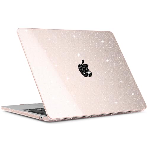Batianda StarryMist Case for MacBook Neo 13 Inch 2026, Starry Pink | 4-in-1 Bundle Subtle Glitter Mist Finish, Slim Lightweight Shell, Everyday Protection for MacBook Neo 13 Inch Model A3404 - color: Glitter Starlight