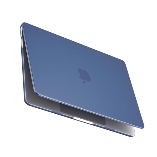 Omnpak for MacBook Air 13 inch Case, M5 M4 M3 M2 2026-2022 A3449 A3240 A3113 A2681, Scratch & Fingerprint Resistant, Frosted Matte Lightweight Hard Shell Protective Cover for MacBook Air 13.6 inch - color: Matte Blue