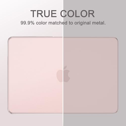 AKIT for MacBook Neo 13 inch Case 2026 (A18 Pro, A3404), Blush Clear | Bare-Metal Feel Hard Shell, 2 Keyboard Covers & Screen Protector, Anti-Scratch & Fingerprint Free, Precise Fit Official - color: Blush Clear
