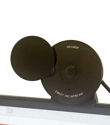 LZYDD Magnetic Flexible Rotation Webcam Privacy Cover - Metal Lens Cap Shutter for EMEET C950 4K Webcam, Logitech, Razer, Anker and Most Universal Cameras