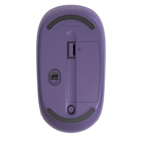 Incase Wireless Mobile Mouse 1850 – Designed by Microsoft – Compact, Comfortable, Right/Left Hand Use, 6-Month Battery Life, Nano Transceiver, Works with Mac/Windows 8/10/11 (Purple) - color: Purple