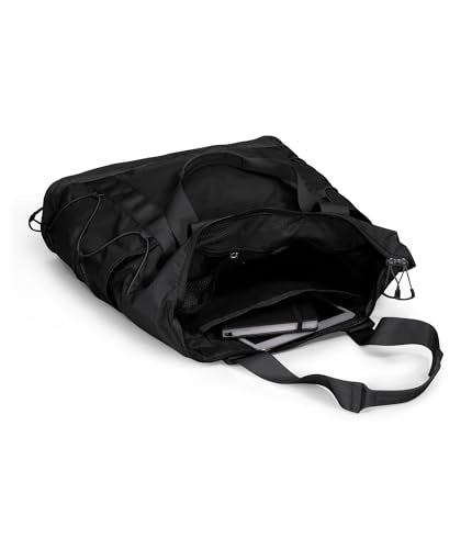 THE NORTH FACE Borealis Tote Bag | Over Shoulder & Backpack Carry Options, Water Repellent, 16" Laptop Sleeve - color: Tnf Black/Tnf Black-npf