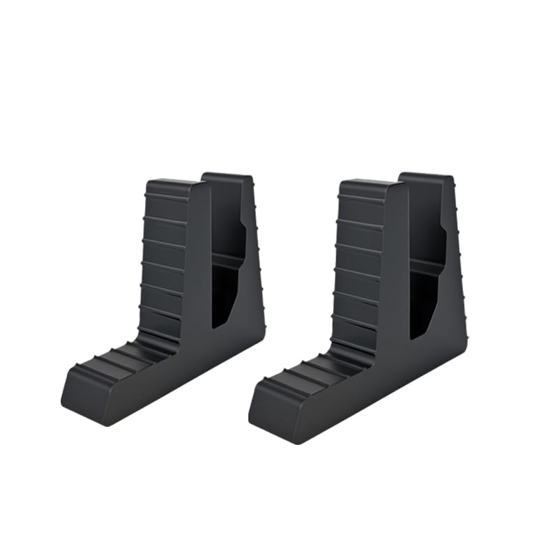 2-Pack Laptop Stand - Vertical Laptop Stand with Cable Management Silicone Holder, Anti-Slip, Durable, Cooling Stand, Universal for MacBook/Dell/HP/Lenovo Laptops