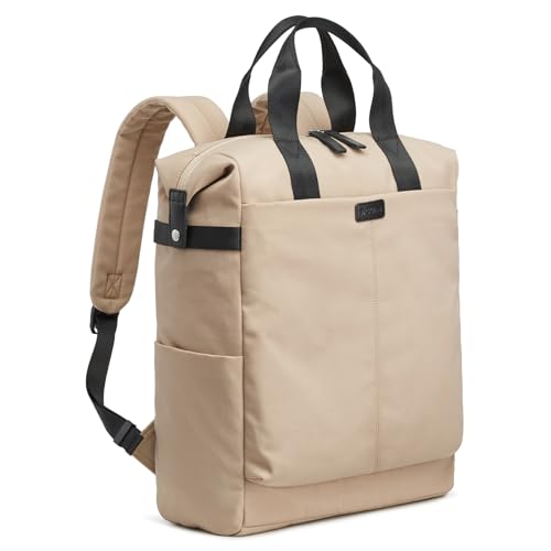 G4Free Small RFlD Crossbody Backpack Convertible Lightweight Mini Sling Bag for Women Men for Travel & Hiking, Khaki - color: Khaki