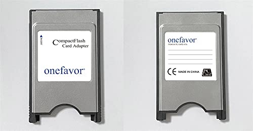 Compact Flash to PCMCIA ATA Adapter - CF to PC Card Adapter for 2 Card (Includes 4GB CF Memory Card) - size: 4GB Compact Flash to PCMCIA