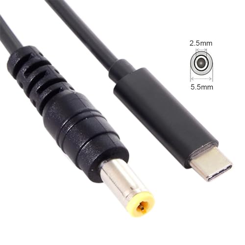 Type C USB-C Input to DC 5.5 * 2.5mm Power PD Charge Cable for Laptop Notebook - style: 65W DC5.5X2.5MM
