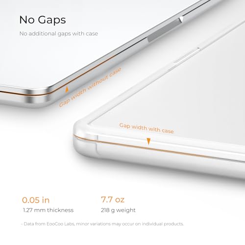 EooCoo Case for MacBook Air 13 inch, M5 M4 M3 M2 2026-2022 A3449 A3240 A3113 A2681, Reinforced Anti-Cracking, True-to-Device Matte Texture, Hard Shell Laptop Cover for MacBook Air 13.6 inch - color: Matte Clear