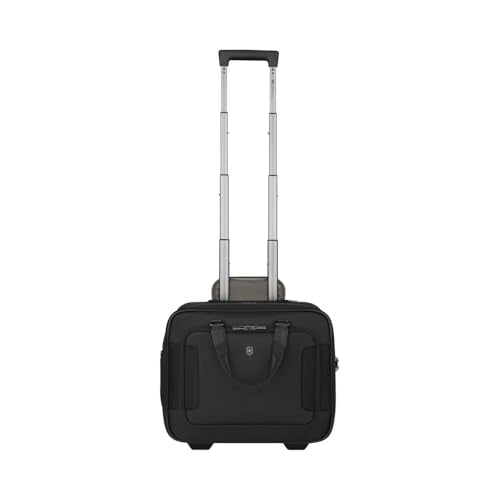 Victorinox Werks Traveler 7.0, Wheeled Briefcase, 2-Wheel Briefcase with 15.6" Laptop and 11’’ Tablet Compartment, Black