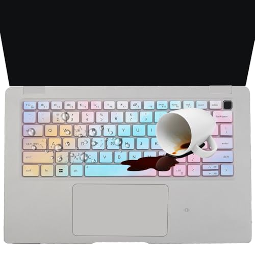Keyboard Cover Skin for Dell Latitude 3440 3450 5450 5440 5430 5431 5420 14", Latitude 14" 7450 7440 7430 7420 7410 9420 9430, Latitude 16" 7650 7640, Latitude 9520 9510 7520 15.6" 2025-2022-CY - color: Candycolors