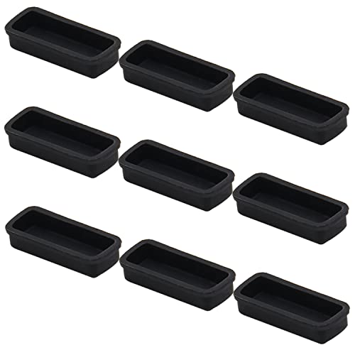 5Pcs DVI Video Silicone Port Anti Dust Protectors Cap Cover Black,WuJuntool