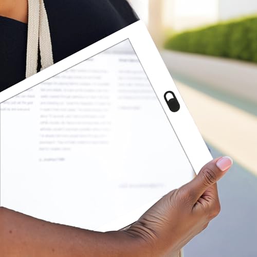 5-Pack Webcam Cover Slide, Ultra-Thin Privacy Shield for Laptop, Tablet, Phone, Desktop, Sliding Lens Cover for Personal and Office Use - color: 5 Black