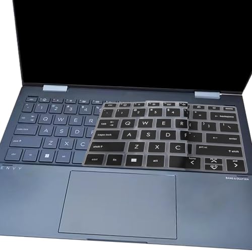 Keyboard Cover for HP Envy x360 13-bf 13t-bf 13-bf0013dx 13-bf0797nr 13t-bf000 13-bf0121TU 13-bf0123TU 13-bf0059tu 13.3 inch Laptop Skin(NOT for Envy 13-ba 13-bd 13-be Series)-Black - color: Black