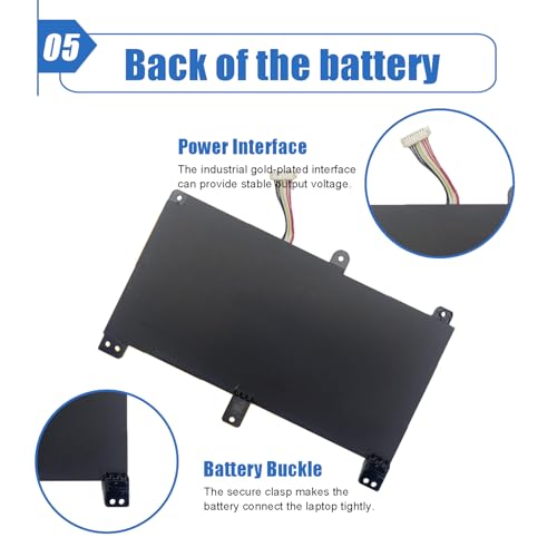 48Wh B31N1726 Battery (Long Line) Replacement for ASUS ROG Strix G531 G531GT G531GT-BI7N6 G15 G512 G512LI Series 11.4V 4240mAh - size: 7.31*3.79*0.35 inch B31N1726