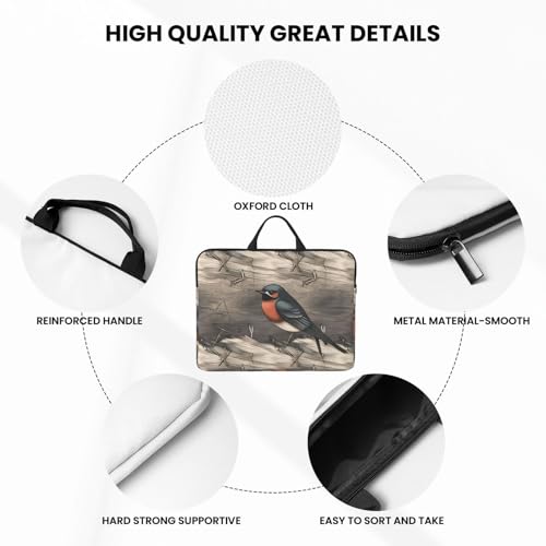 14 Inch Laptop Sleeve Case Waterproof Lightweight Laptop Case Bag Barn Swallow In Graphite Travel Laptop Bags With Handle Briefcase Messenger Bag For Women Men