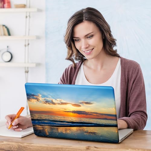 DINKY Laptop Skin Sticker Decal, 16" 16.5β 17β 17.3 inch Laptop Universal Reusable Vinyl Skin Stickers Art Cover Decal Notebook PC Personalized Protector (Sunset) - color: Sunset