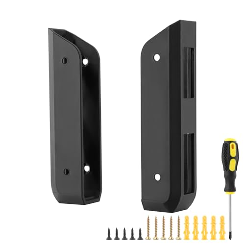 Wall & Under Desk Laptop Mount Holder with Adhesive Screws,1.02"/ 26 mm Thick, Universal for Laptop, Mac mini, MacBook, Keyboard with Anti-Scratch Pads