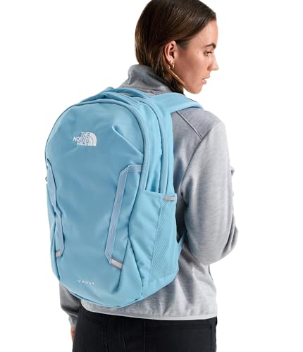 The North Face Women's Vault Everyday Laptop Backpack - Commuter Travel Bag, Water-Repellent, Spacious Main Compartment, Pale Teal, One Size - color: Pale Teal
