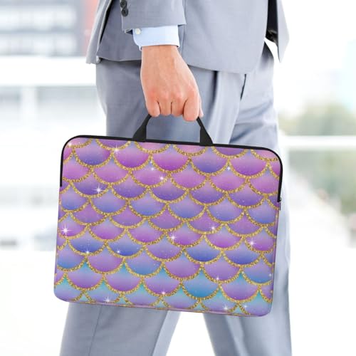 Laptop Case 14 Inch, Soft Shockproof Laptop Sleeve with Handle, Protective Bag - color: Pattern (666)