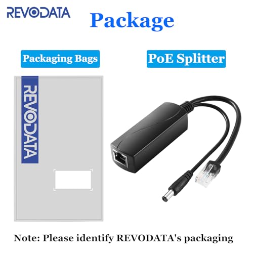 2.5G PoE Splitter 12V/2A, DC 5.5 * 2.5mm Plug, 48V PoE to DC 12V/2A 24W Output, 2.5Gbps Ethernet Comply IEEE802.3af/at, Plug and Play for IP Camera, Smart Home - style: PS5712TG-25-X DC 5.5 x 2.5 12V/2A