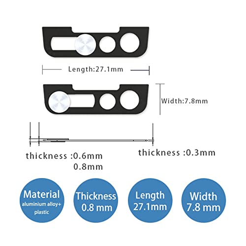 Webcam Cover,Front Camera Cover Compatible for iPhone 13/13 Mini/13 Pro/13 Pro Max,Protect Privacy and Security,Not Affect Face ID, 2 Pack-Silver - color: Silver