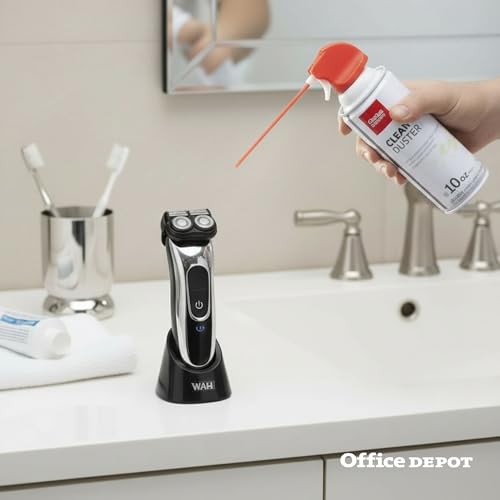 Office Depot Cleaning Duster, 10 Oz Compressed Canned Air for Electronics, Keyboard Cleaner for Computer, Laptop, PC, Printer, Office Equipment, Moisture-Free, Pack of 1 - size: 1
