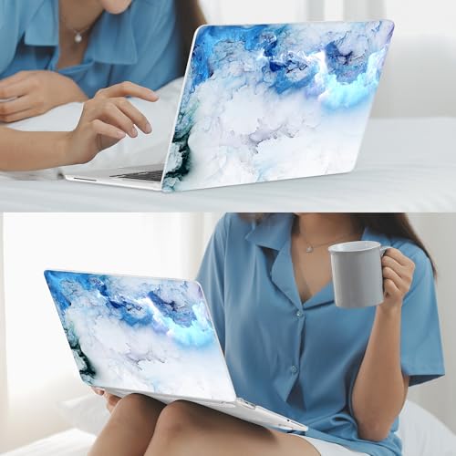 Mektron Case for 2026 MacBook Neo 13-inch A18 Pro chip A3404 Laptop Cover with 13-inch (Diagonal) Liquid Retina Display+ Keyboard Cover+ Screen Protector, Cloud & Lightning - color: Cloud & Lightning
