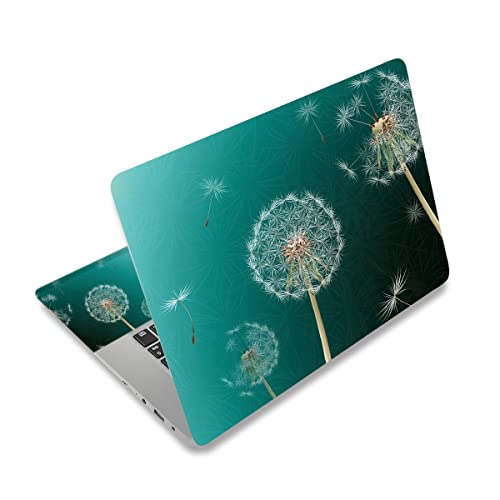 12.1 13 13.3 14 15 15.4 15.6 Inches Personalized Laptop Skin Sticker Decal Universal Netbook Skin Sticker Reusable Notebook PC Art Decal Protector Cover Case (Dandelion) - color: Dandelion