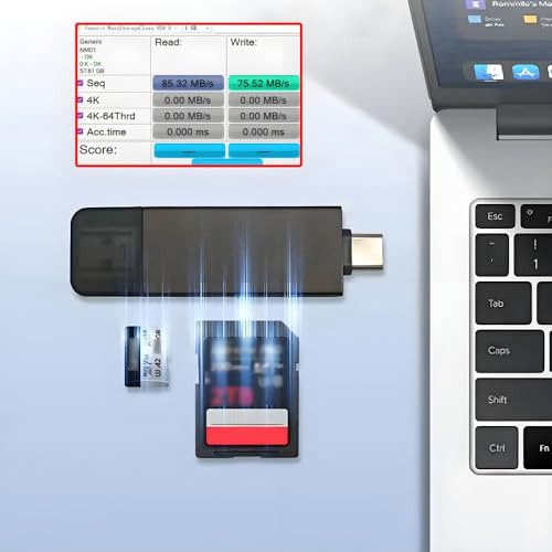 Xiwai Type-C & USB 3.0 to SD Card & TF T-Flash Card Reader Writer for Tablet & Camera & Laptop & Mate Serial Phone - style: USB-C to TF+SD