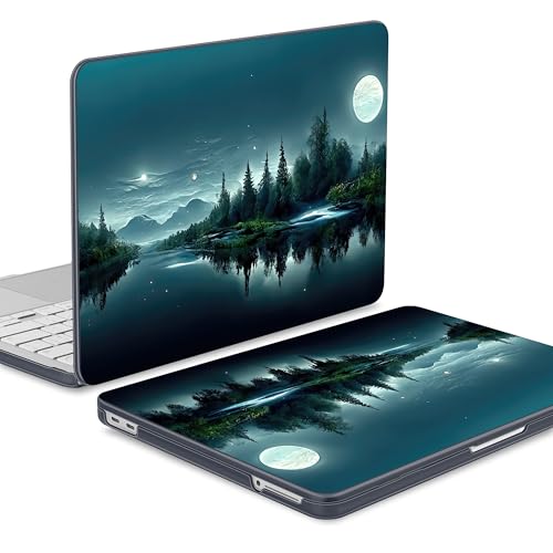 Tuiklol for 2026 MacBook Neo 13 Inch A18 Pro Chip Case, (Model A3404) Anti-Scratch Anti-Drop Slim Hard PC Shell Case with Shockproof Protective MacBook Neo Laptop Cover, Night Dark Forest - color: Night Dark Forest