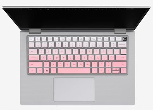 Keyboard Cover for Dell Latitude 5420 5430 5440 5450 3440 3450 14-in, Latitude7420 7430 7440 7450 7410 9420 9430 14, Latitude 16" 7650 7640, Latitude 9510 9520 7520 2025-2022, Ombre Pink - color: Ombre Pink