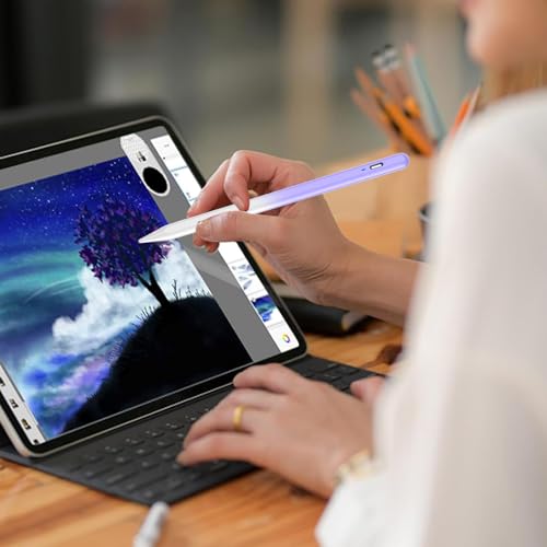 Stylus Pen for Android Tablet,Tablet Pencil for iOS/Android,Stylus Pen for iPhone/Samsung/XiaoMi/Huawei/Vivo/Lenovo and Other Android Smartphones and Tablets-Gradient Purple - color: Gradient Purple