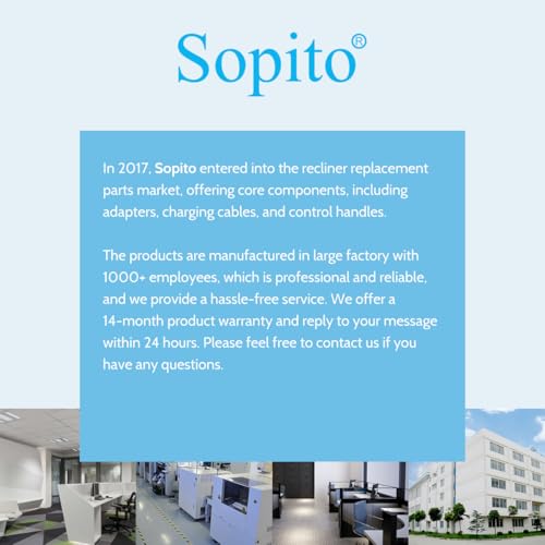 Sopito 2-Pin Power Reliner Power Supply Universal AC/DC Adapter 100-240V, 29V 2A Switching Transformer, Replacement Part for Recliner Sofa/Lift Chair/Electric Couch/Standing Desk - size: Wall Mount Adapter